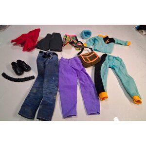 Mixed Lot Ken Barbie Doll Clothes Accessories Male Vintage